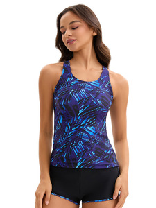 Traje de baño deportivo con estilo para mujer europea americana, estampado Sexy de patrón sólido, ropa de playa de una pieza, diseño trasero recortado de talla grande - Product Image 3