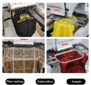 เครื่องปักคอมพิวเตอร์แบบแบนสำหรับเสื้อผ้า ยอดขายดีที่สุด ความเร็วสูง 1200 รอบต่อนาที พื้นที่ปัก 400x600 มม. พร้อมลูกปืนอเนกประสงค์ - Product Image 3