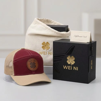Cappello Trucker con Patch in Pelle Incisa al Laser Personalizzata, Cappellino da Baseball con Retro in Rete, Cappelli Trucker per Sport all'Aperto per Uomini e Donne