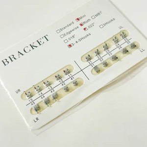 <span class=keywords><strong>Brackets</strong></span> Ortodontici Dentali Mini Monoblock in Metallo Roth MBT 022 di Alta Qualità con Alimentazione Manuale Classe II Garanzia di 1 Anno - Product Image 4