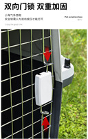 Livraison rapide, cage à animaux de compagnie en plastique de grande taille approuvée par les compagnies aériennes, sur roues, motif solide en fer, cage de transport pour chien et chat, en vente