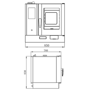 Horno Inteligente Profesional Comercial con Pantalla Táctil de 6 Bandejas y Convección para Restaurantes y Hoteles, Nuevo BW-E-T61 C - Product Image 2