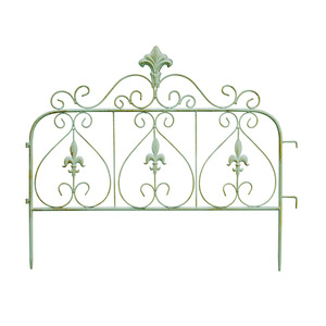 Panneau de clôture en fer forgé de style américain, treillis de jardin extérieur, clôture ornementale pour cour et cloison de jardin d'enfants - Product Image 2