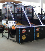 Machine de jeu de basket-ball d'arcade à monnayeur, interface anglaise, garantie 1 an pour usage intérieur, centres de divertissement FEC