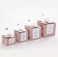 Geschenke Lagerung Papier boxen Anpassung Wir können Ihr Logo auf dieser rosa kreativen Party Schokoladen verpackungs boxen für die Hochzeit drucken