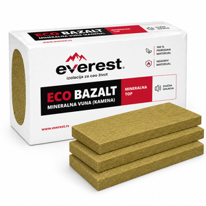 Panneau d'isolation en laine de basalte ignifuge Everest Eco-Bazalt pour l'isolation thermique et acoustique des bâtiments - Product Image 2