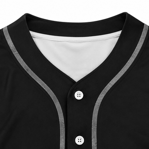 Maillots de baseball 100 % polyester anti-humidité avec couleurs et designs personnalisés, respirants et légers - Product Image 5
