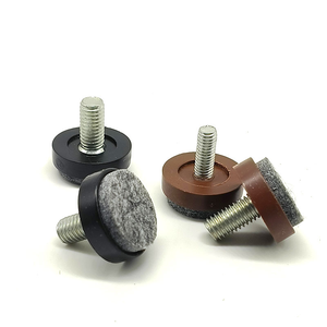 Almohadillas para pies de muebles de altura ajustable con clavos con fieltro para aplicaciones de muebles de altura ajustable - Product Image 1