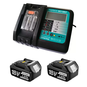 ก้อนแบตเตอรี่ Li-ion 18V 3.0Ah Vctpower พร้อมที่ชาร์จ DC18RF สำหรับเครื่องมือไฟฟ้า - Product Image 2