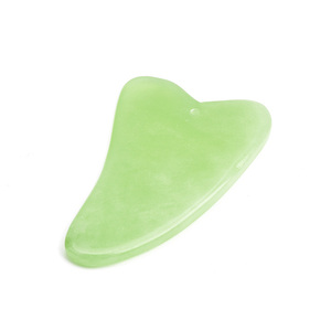 En stock! Naturel vert jade xiuyan corne de buffle guasha gua sha outil avec des sacs-cadeaux - Product Image 5