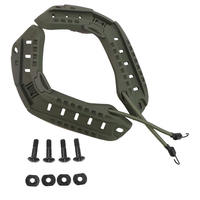 Oliver Green Nylon FAST MICH Rails de guidage latéraux pour casque tactique pour équipement de protection de casque
