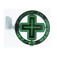 Panneau LED double face pour pharmacie, croix P16mm, extérieur, couleur intégrale, haute luminosité, 7500, mur vidéo éducatif