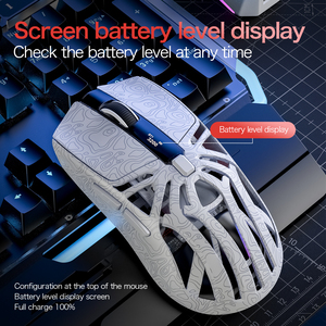 เมาส์ไร้สายขนาดเล็กแบบ M8 USB 6ปุ่ม1000Hz อัตราการผสมเกสรไฟ RGB ปรับได้เซ็นเซอร์ PAW3311 800-12000 DPI - Product Image 6