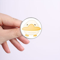 Spedizione Diretta di Badge Rotondi Personalizzati Stampati, Spille Personalizzate con Cartoni Animati, Citazioni Ispiratrici, Figure di Animali e Piante