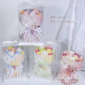 Ventas de nuevas cuatro estaciones pequeño viento fragante Rosa mano colorida Flor de jabón para enviar novia regalo de vacaciones pequeña sorpresa - Product Image 3