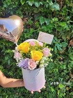 Boîtes à fleurs roses romantiques de luxe en forme ronde pour les faveurs de mariage et les emballages cadeaux