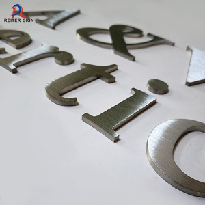 Insegna Personalizzata in Acciaio Inox Tagliata al Laser con Lettere dell'<span class=keywords><strong>Alfabeto</strong></span> Arabo e Inglese, Pubblicità IP65 Impermeabile <span class=keywords><strong>per</strong></span> Decorazione Murale - Product Image 6