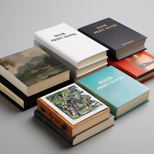 Custom Hardcover OEM cetak buku NOVEL kualitas tinggi A4 jurnal Binding sempurna dengan logo - Product Image 1