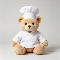 Ours en peluche personnalisé OEM, ours en peluche doux avec différentes tenues d'emploi pour cadeau d'entreprise