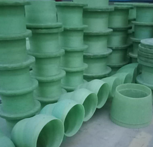 Professionelle DN300 Hochfeste Korrosionsbeständige FRP-Glasfaser-Flanschrohrfittings mit Glatter Oberfläche zum Biegen und Schneiden - Product Image 4