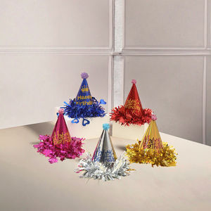 ผู้ผลิตขายส่งของตกแต่งงานวันเกิด-หมวกปอมปอมสำหรับผู้ใหญ่ ชุดแต่งกายเค้ก กระดาษรักษ์โลกสำหรับงานเทศกาล - Product Image 3