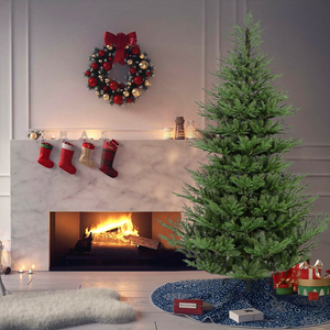 Árbol de Navidad Artificial Verde Híbrido de PE/PVC de 9 pies, Automático, con Base Metálica, para Decoración de Hoteles y Centros Comerciales, Listo para Enviar - Product Image 6