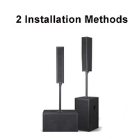 XTUGA PA Nuevo Sistema de Sonido Line Array con Altavoces de Columna Activos Portátiles Profesionales de Excelente Rendimiento