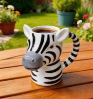 Mug à café en céramique 3D personnalisé en forme de panda pour enfants, grande capacité, compatible lave-vaisselle et micro-ondes, réutilisable