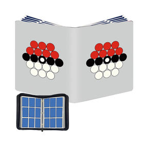<span class=keywords><strong>Classeur</strong></span> de cartes à collectionner séparateur EVA 4 poches grande capacité avec fermeture éclair <span class=keywords><strong>Classeur</strong></span> de cartes Pokémon - Product Image 1