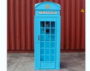 Décoration de fond de fête, cabine téléphonique rouge britannique, accessoire, boîte téléphonique rose de londres - Product Image 6