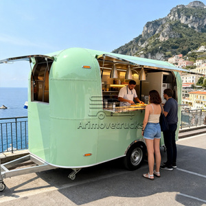 Remolque de Comida Móvil Comercial, Remolque de Comida para Doner Kebab y Barbacoa, Remolque de Comida Estándar de Turquía y Estados Unidos con Baño - Product Image 3