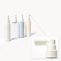 Flacon cosmétique transparent en PP avec pulvérisateur à buse longue et épaule plate pour brume faciale et tonique, emballage OEM pour soins de la peau avec étiquette