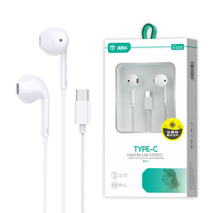 Écouteurs intra-auriculaires numériques de haute qualité, type C, avec basses puissantes, stéréo, contrôle par câble, compatibles iPhone 15 Huawei - Product Image 6