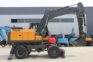 Excavatrice compacte sur roues de <span class=keywords><strong>15</strong></span> <span class=keywords><strong>tonnes</strong></span> à haute efficacité pour travaux utilitaires, fabriquée en Chine - Product Image 4