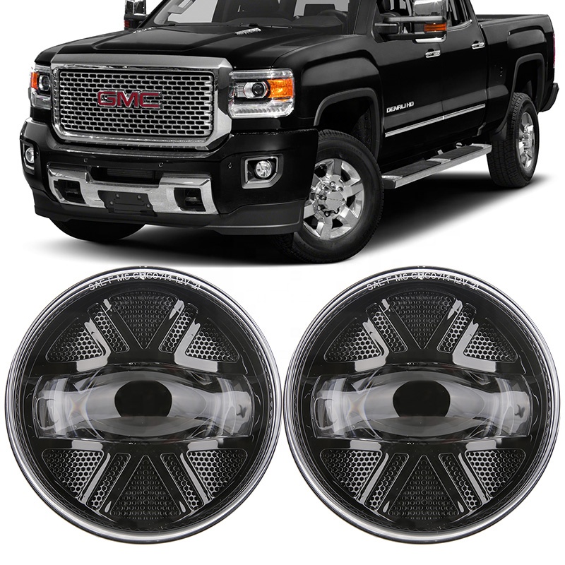 LED Fog Lights Compatible for GMC Sierra 1500 2500HD 3500HD 2007 2008 2009 2010 2011 2012 2013 2014 LED Fog Light Assembly Kit