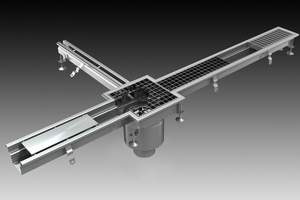 Drenaje Lineal Industrial de Acero Inoxidable de Alta Resistencia con Pendiente Integrada para Sistema de Drenaje Interior - Product Image 5