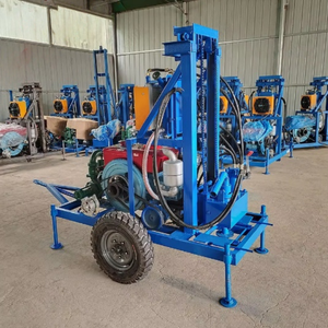 Petite machine de forage de puits d'eau hydraulique diesel - Utilisation civile, domestique et agricole, profondeur de 0 à 200 m, mobilité facile - Product Image 5