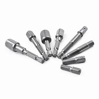 Adaptateur de manchon de perceuse (8 pièces) pour connecter différentes forets, perceuses électriques et divers outils électriques – Idéal pour la remplacement et l'utilisation.