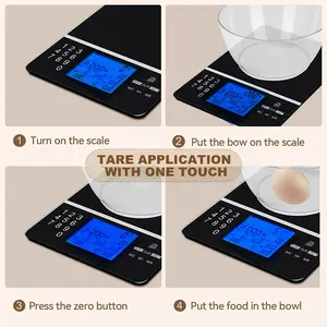 Calories Nutrition Scale Canny Calculate Protein Cholesterol Fat Calories Electronic Kitchen Nutrition Food Scale With Nutritional Calculator