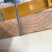 Mesin Gergaji Potong Silang Otomatis Horizontal untuk Papan Palet Kayu Saifan PLC, Mata Gergaji 600mm, Daya 12kw, 380V 3 Fasa, Pemotongan 30-300mm