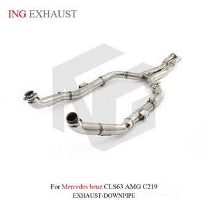 Nuovo Sistema di Scarico ad Alto Flusso 6.2L Downpipe per Mercedes-Benz CLS63 AMG <span class=keywords><strong>C219</strong></span> Senza Scudo Termico Accessori Auto - Product Image 3