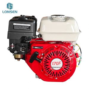 เครื่องยนต์เบนซิน Lonsen LS170F สูบเดียว ระบายความร้อนด้วยอากาศ 4 จังหวะ 196 ซีซี 7 แรงม้า สตาร์ทเท้า สำหรับเครื่องจักรวิศวกรรม - Product Image 3