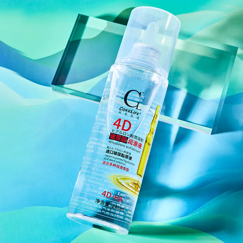 Cokelife 4D hyaluronic acid sex lubricant gel PH balance No-wash 248ml Water Based lube