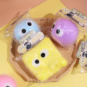Wholesale TPR YoYo Squishy <b>Hedgehog</b> Flashing Squeeze Spiky Ball Anti-stress Relief Decompression Vent Fidget <b>Toy</b> - Product Image 5