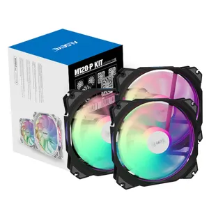 Unik ALSEYE M120 Fans Kit Argb PC Case Fan dengan Motherboad Kontrol