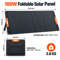 Panneau solaire pliable haute efficacité 100W 400W monocristallin, chargeur solaire étanche, module solaire portable pour camping-car