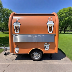 2025 Mobile Fast <b>Coffee</b> <b>Ice</b> Cream Vending Kiosk Snacks Fruit Carts USA Customized Food Trailer With Full restaurant Kitchen - Product Image 3