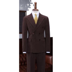 Высококачественный новый стильный костюм для мужчин, облегающие костюмы высшего качества для жениха, свадьбы, джентльмена - Product Image 4