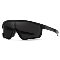 Lunettes de soleil sport polarisées S17103, protection UV400, protection intégrale, enveloppantes, pour le cyclisme, la course à pied et les activités de plein air.