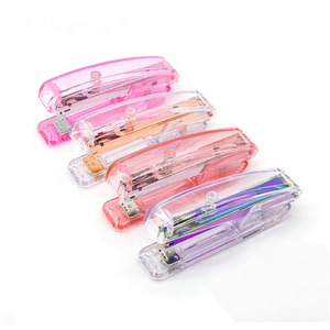 ins hot sale transparent acrylic metal manual stapler office